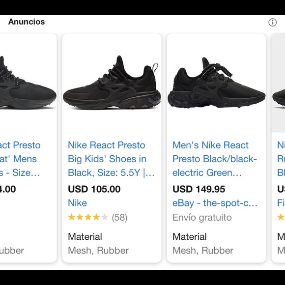 ☄️SOLD 🌸 Nike new presto 6Y - Picture 4 of 4